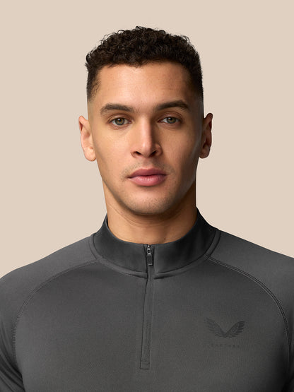 Adapt Training 1/4 Zip Top - Gunmetal