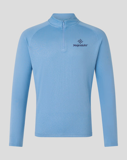 Majesticks Training 1/4 Zip Top - Blue