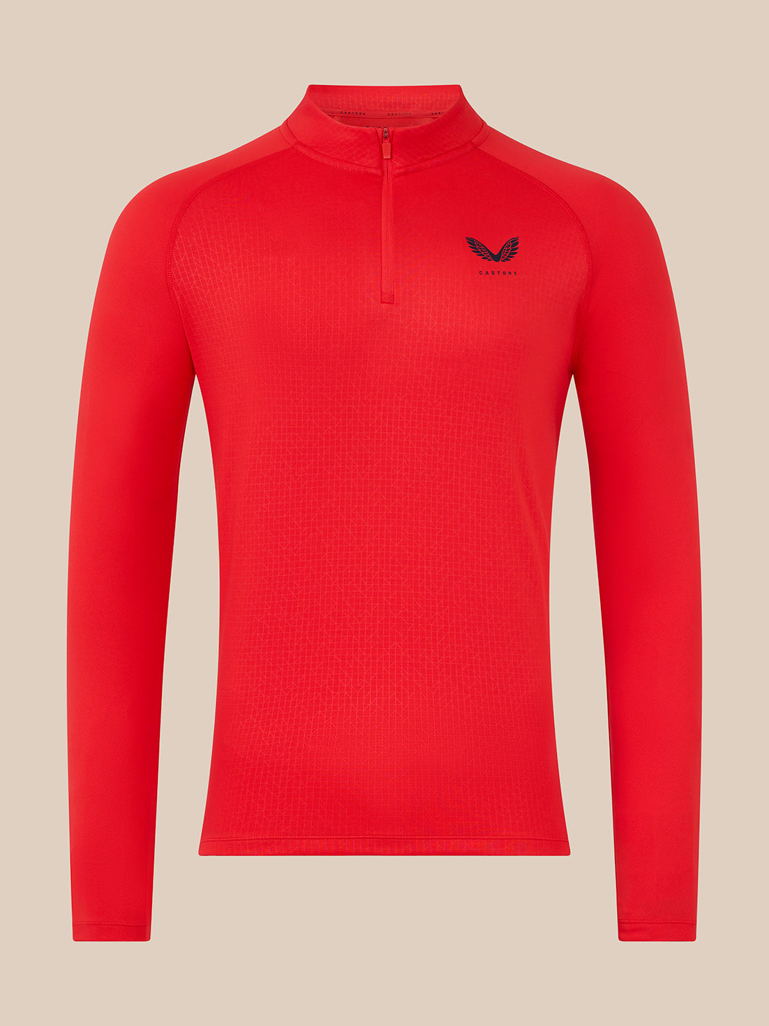 Adapt Training 1/4 Zip Top - Poppy Red