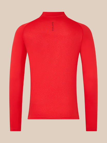 Adapt Training 1/4 Zip Top - Poppy Red