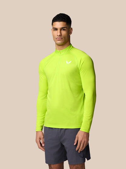 Adapt Training 1/4 Zip Top - Acid Lime