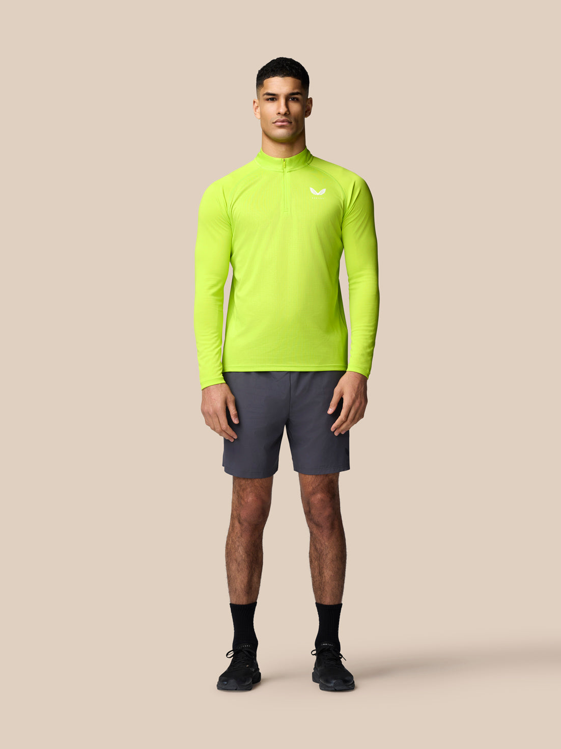 Adapt Training 1/4 Zip Top - Acid Lime