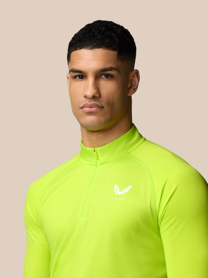 Adapt Training 1/4 Zip Top - Acid Lime