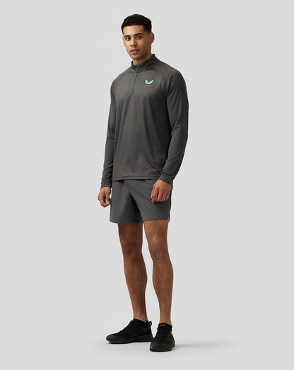 Men’s Adapt Print 1/4 Zip Top - Gunmetal