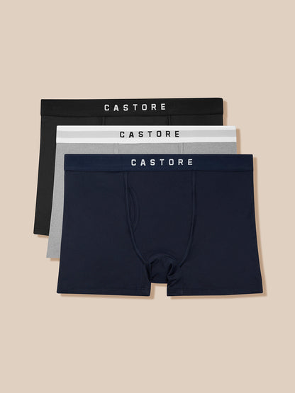 Active 3 Pack Boxers - Grey