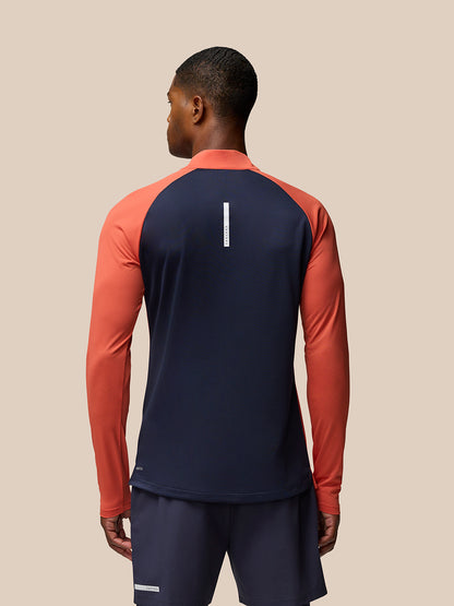 Breathable 1/4 Zip - Orange