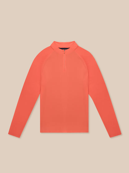 Breathable 1/4 Zip - Orange