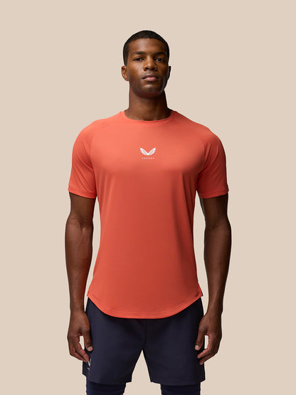 Breathable Gym T-Shirt - Orange