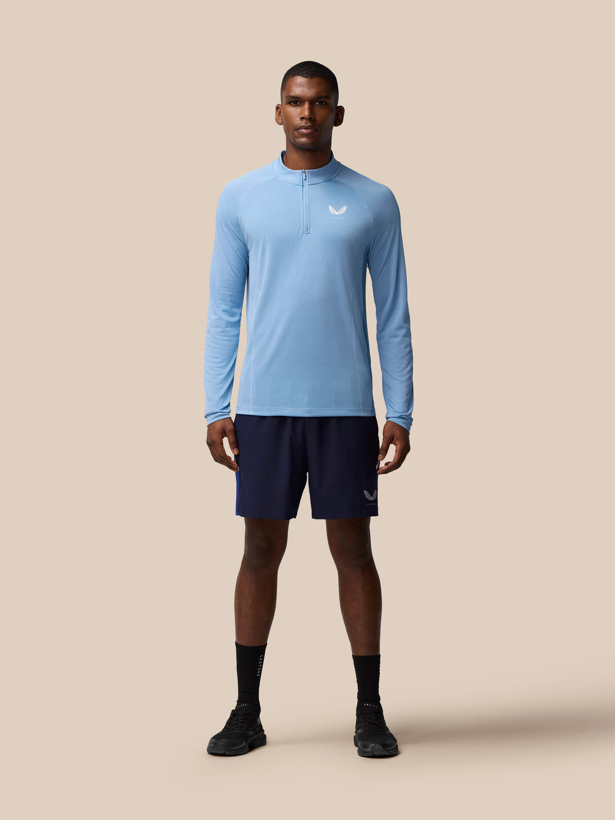 Apex Training 1/4-Zip-Oberteil - Sky Blue - Sky Blue