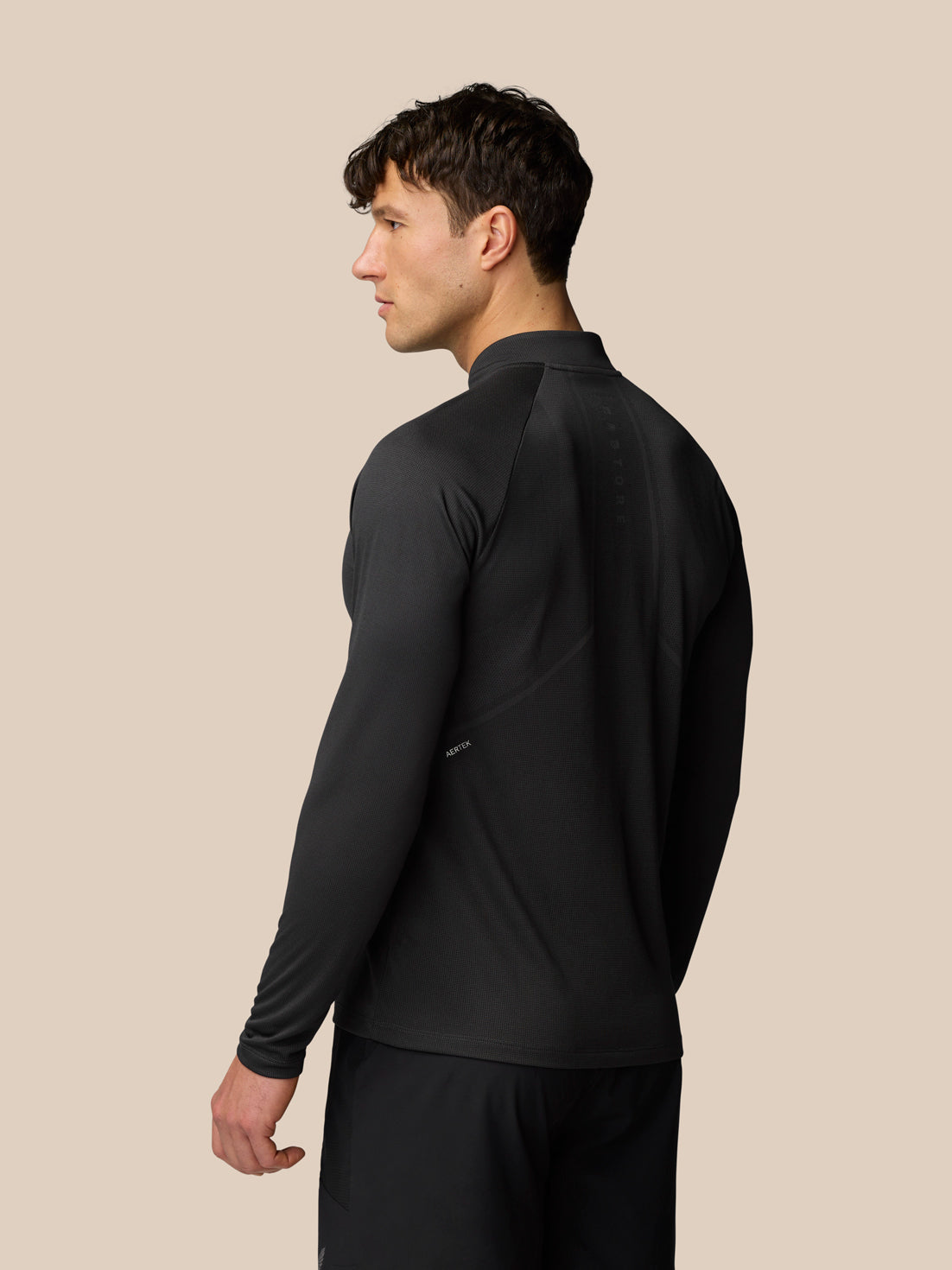 Apex Training 1/4 Zip Top - Black/Gunmetal