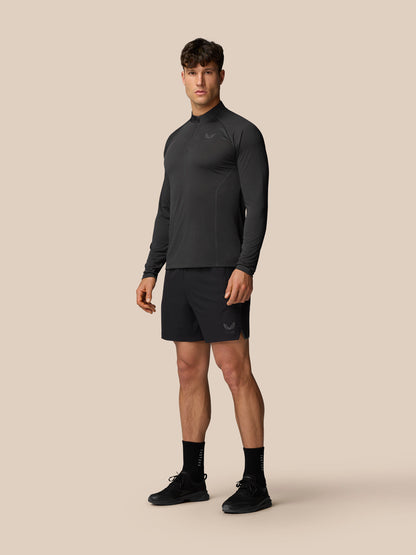 Apex Training 1/4 Zip Top - Black/Gunmetal