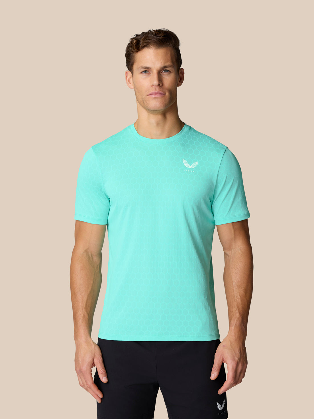 Flow Training T-Shirt - Light Aqua