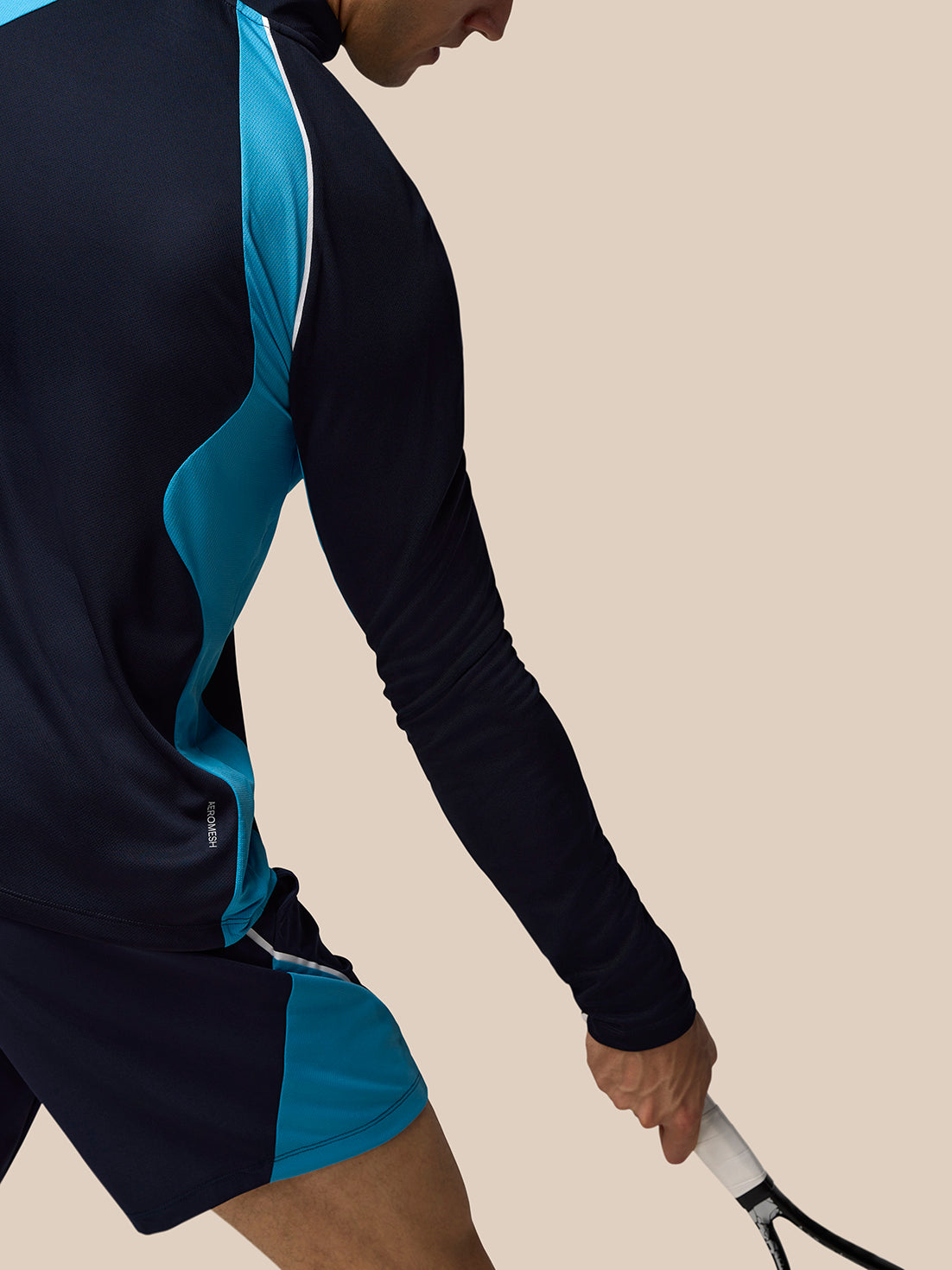 Tennis Long Sleeve Top - Navy