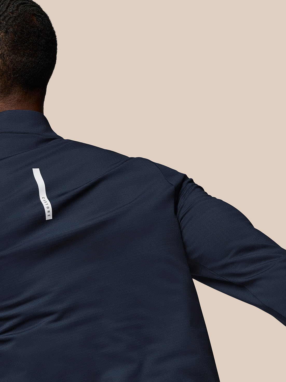 Flow Quarter Zip Sweater Top - Navy