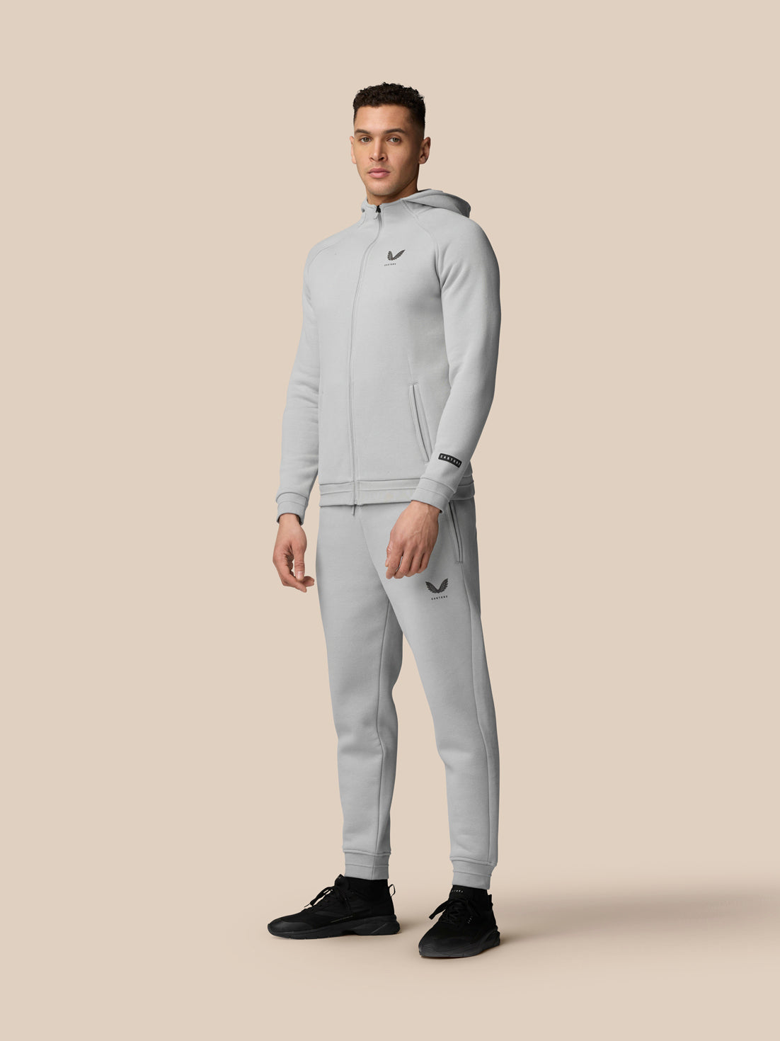 Adapt Fleece Zip-Through Hoodie - Grey