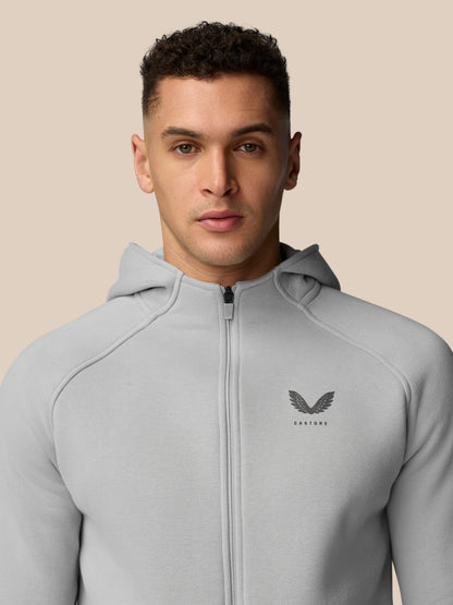 Adapt Fleece Zip-Through Hoodie - Grey