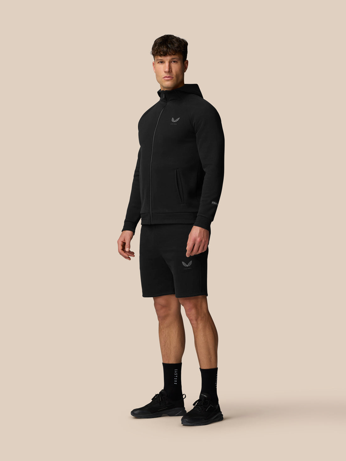 Adapt Fleece Zip-Through Hoodie - Black