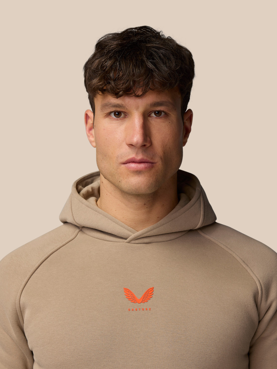Adapt Fleece Hoodie – Ton - Clay/Deep Orange