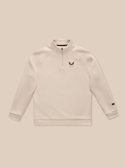 Adapt Fleece Quarter Zip - Stone/Gunmetal