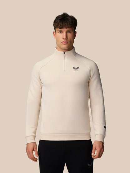 Adapt Fleece Quarter Zip - Stone/Gunmetal