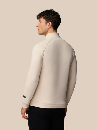 Adapt Fleece Quarter Zip - Stone/Gunmetal