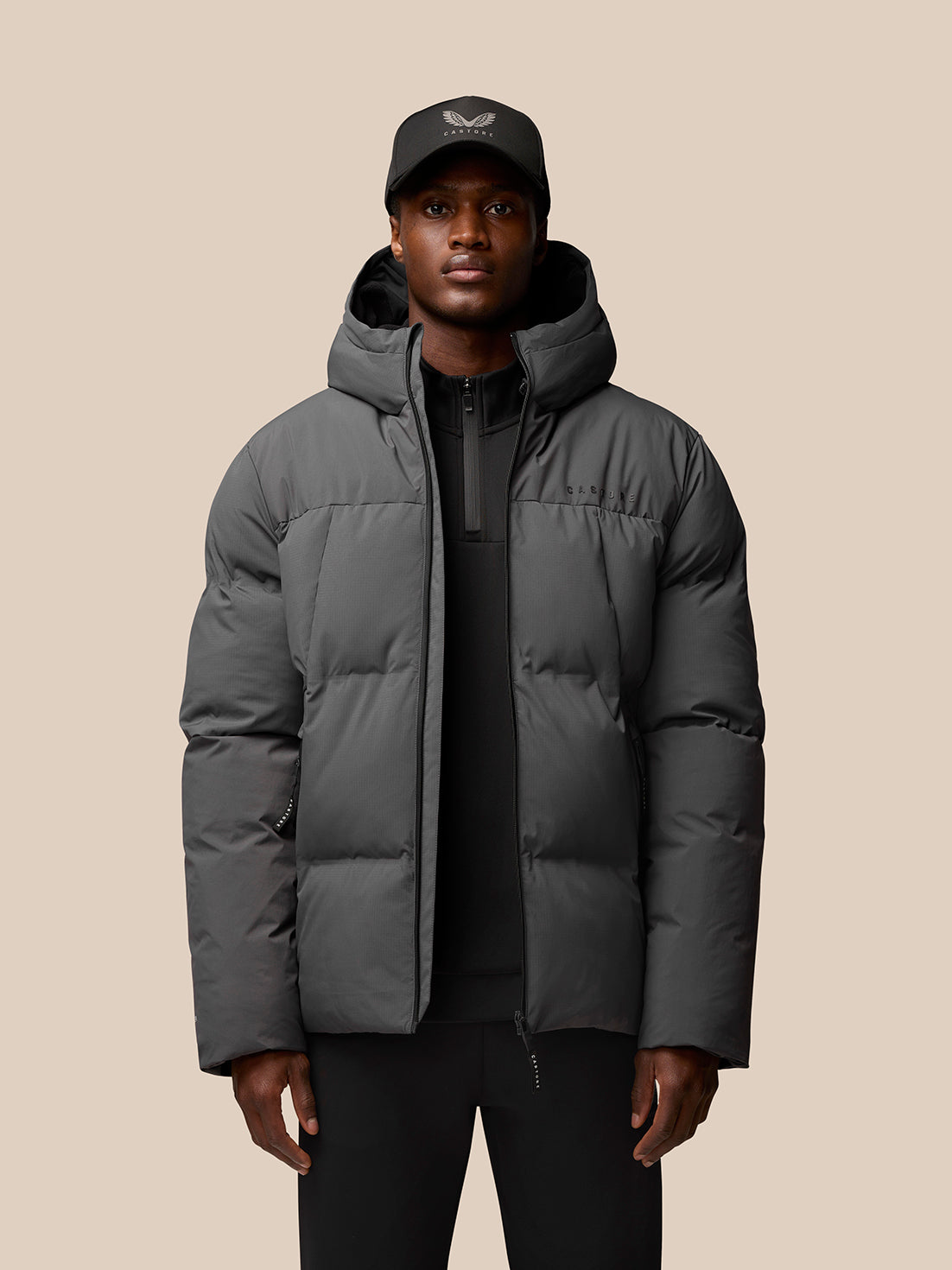 Puffer Jacket - Charcoal