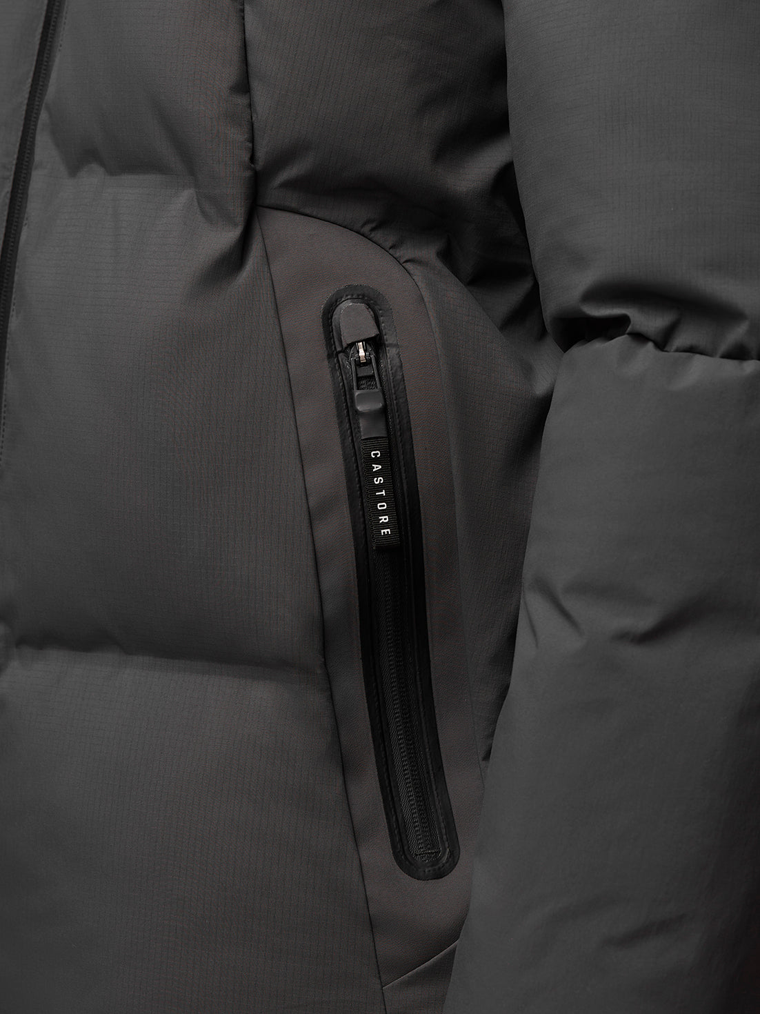 Puffer Jacket - Charcoal