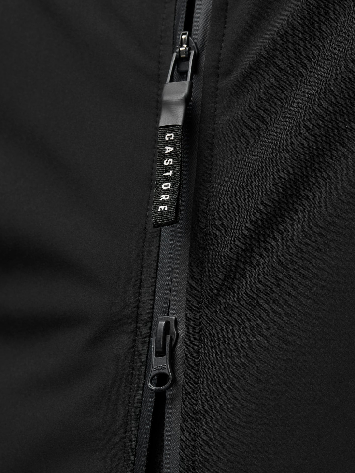 Longline Wadded Jacket - Black