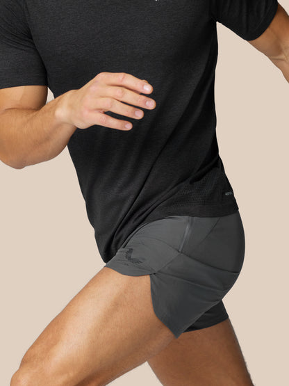 Flow Training Shorts - Gunmetal