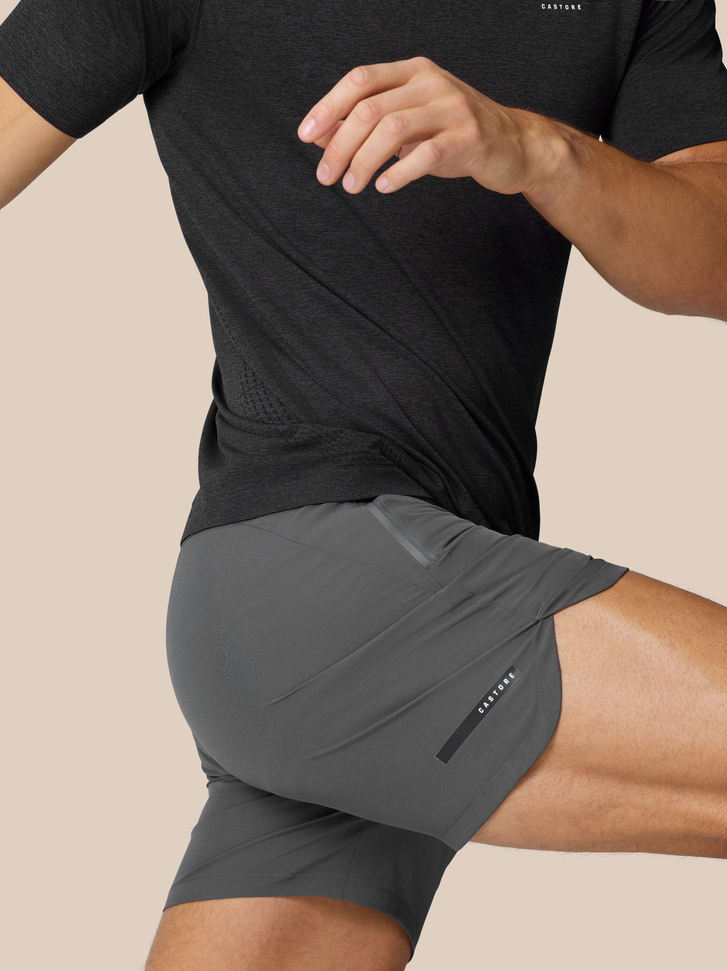 Flow Training Shorts - Gunmetal
