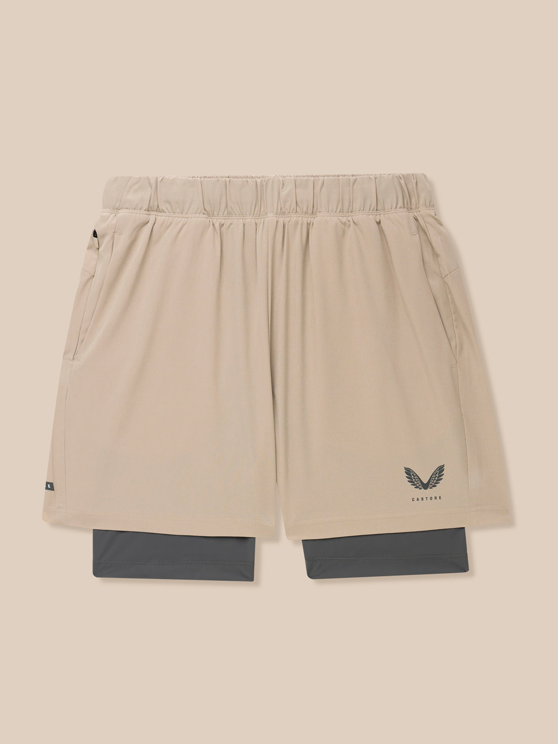 Flow 2-in-1 Shorts - Beige