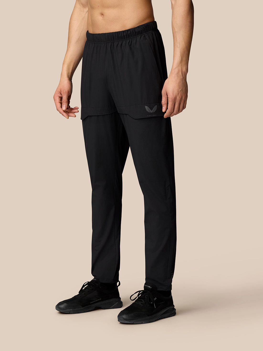 Flex Lifestyle Cargo Trousers - Black