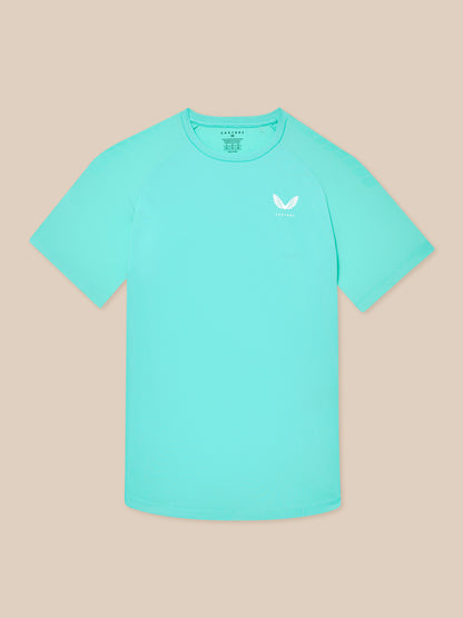 Flow Training Muscle Grip T-Shirt - Light Aqua