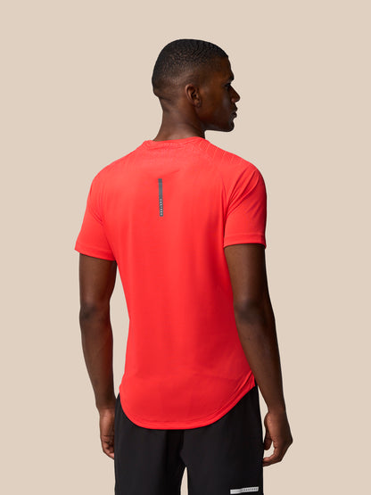 Flow Training Muscle Grip T-Shirt - Poppy