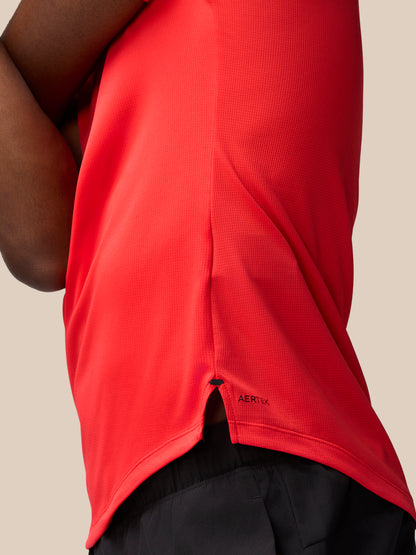 Flow Training Muscle Grip T-Shirt - Poppy