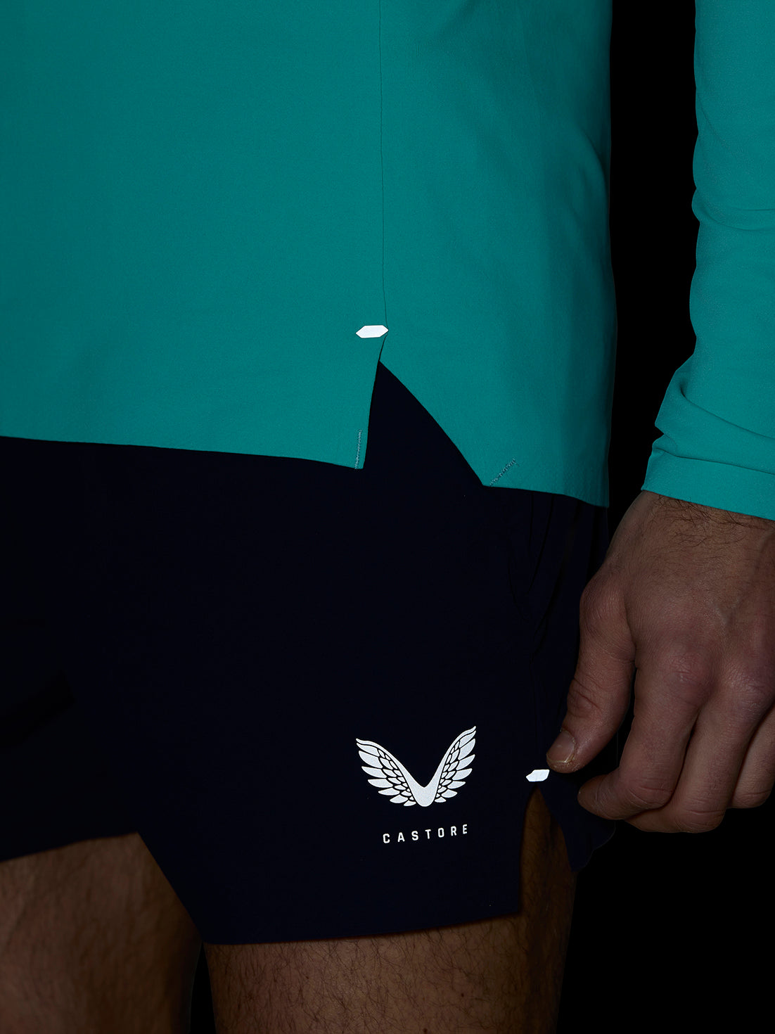 Zone Training 1/4-Zip-Oberteil - Helles Aquablau - Helles Aqua
