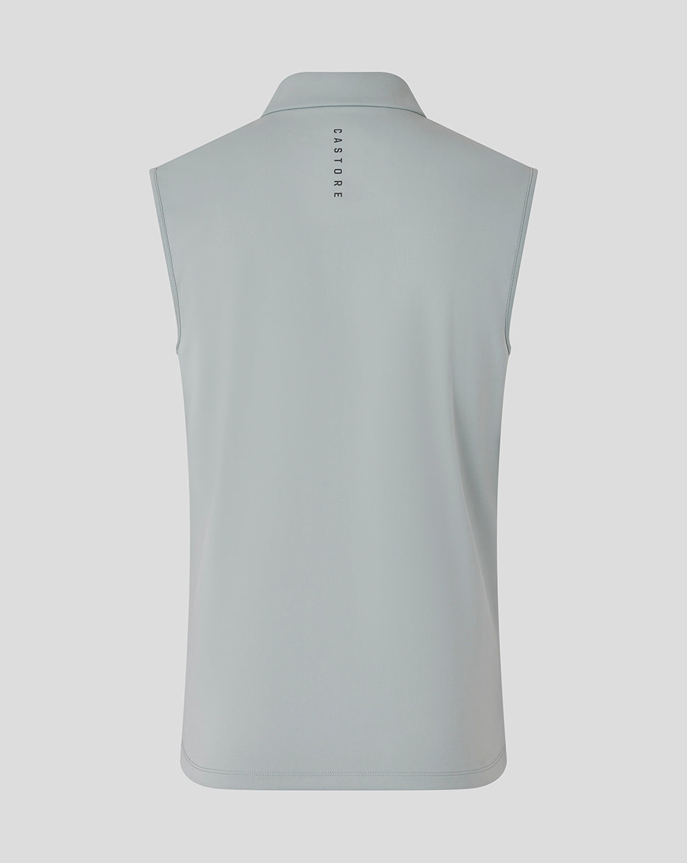 Majesticks Classic Half Zip Gilet - Grey - Mid Grey
