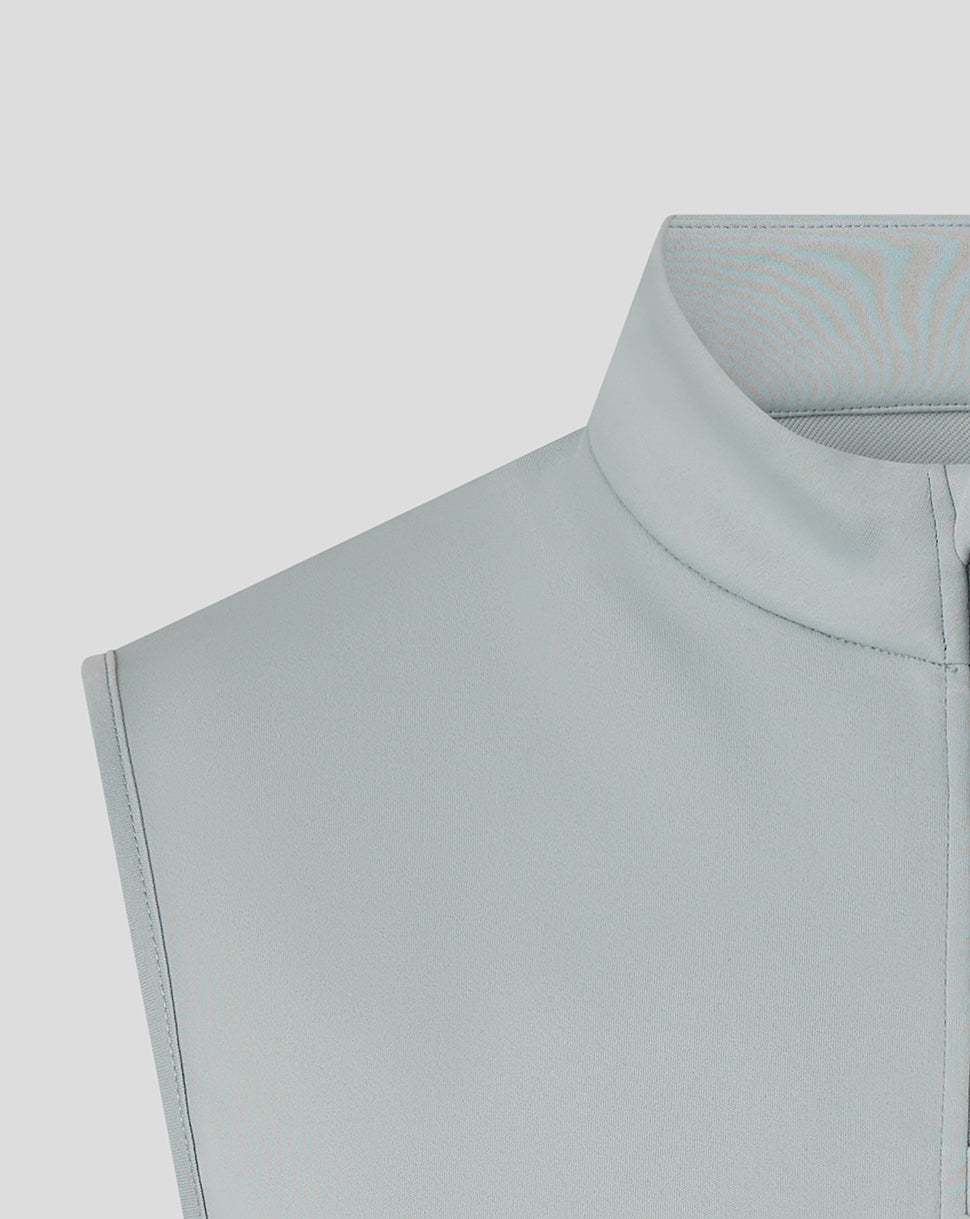 Majesticks Classic Half Zip Gilet - Grey