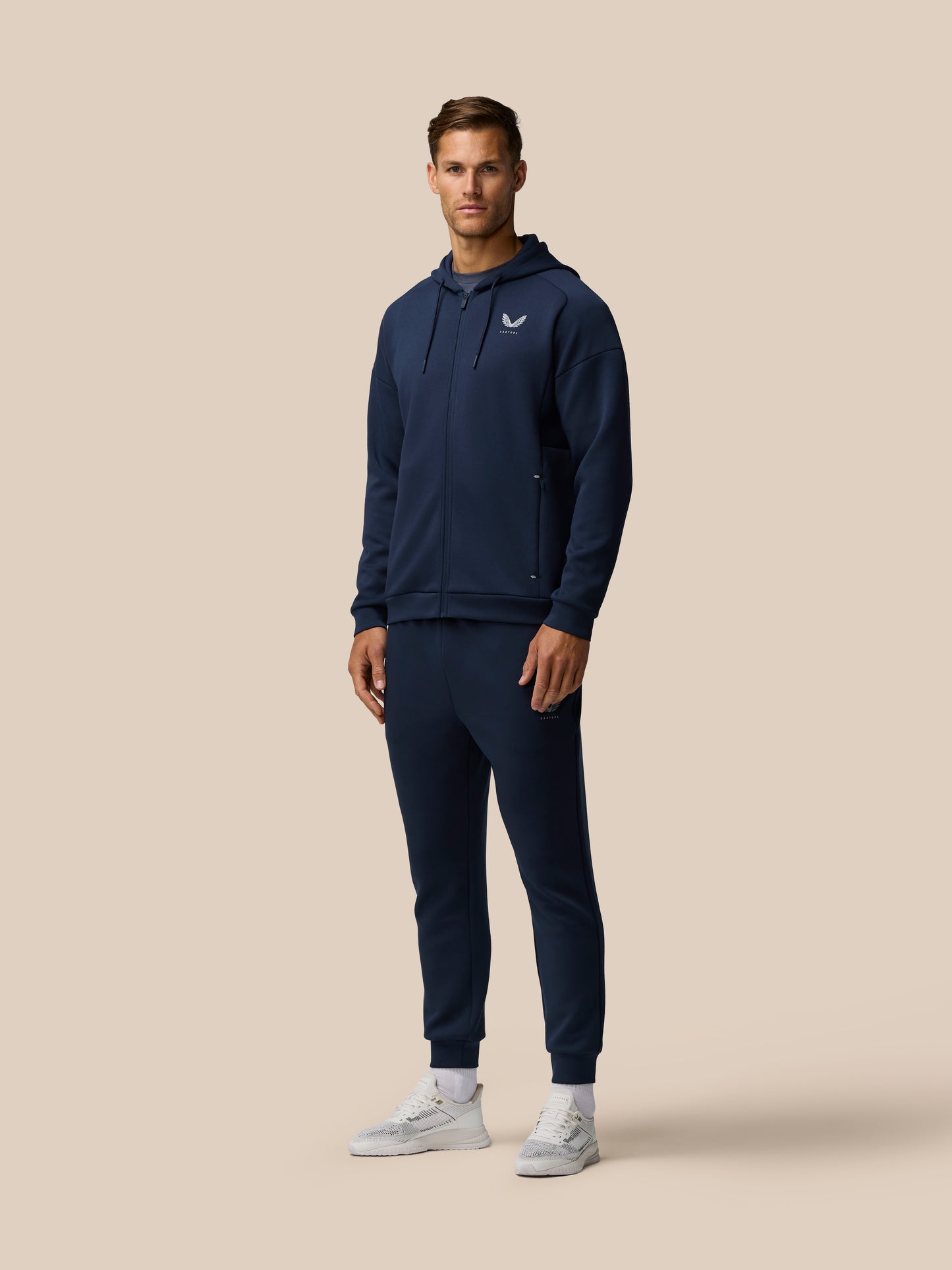Travel Lifestyle Zip Hoodie - Navy