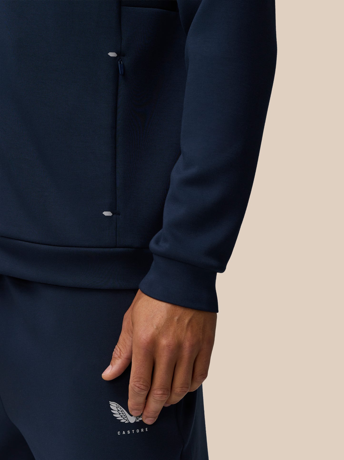 Travel Lifestyle Zip Hoodie - Navy
