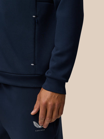 Travel Lifestyle Zip Hoodie - Navy
