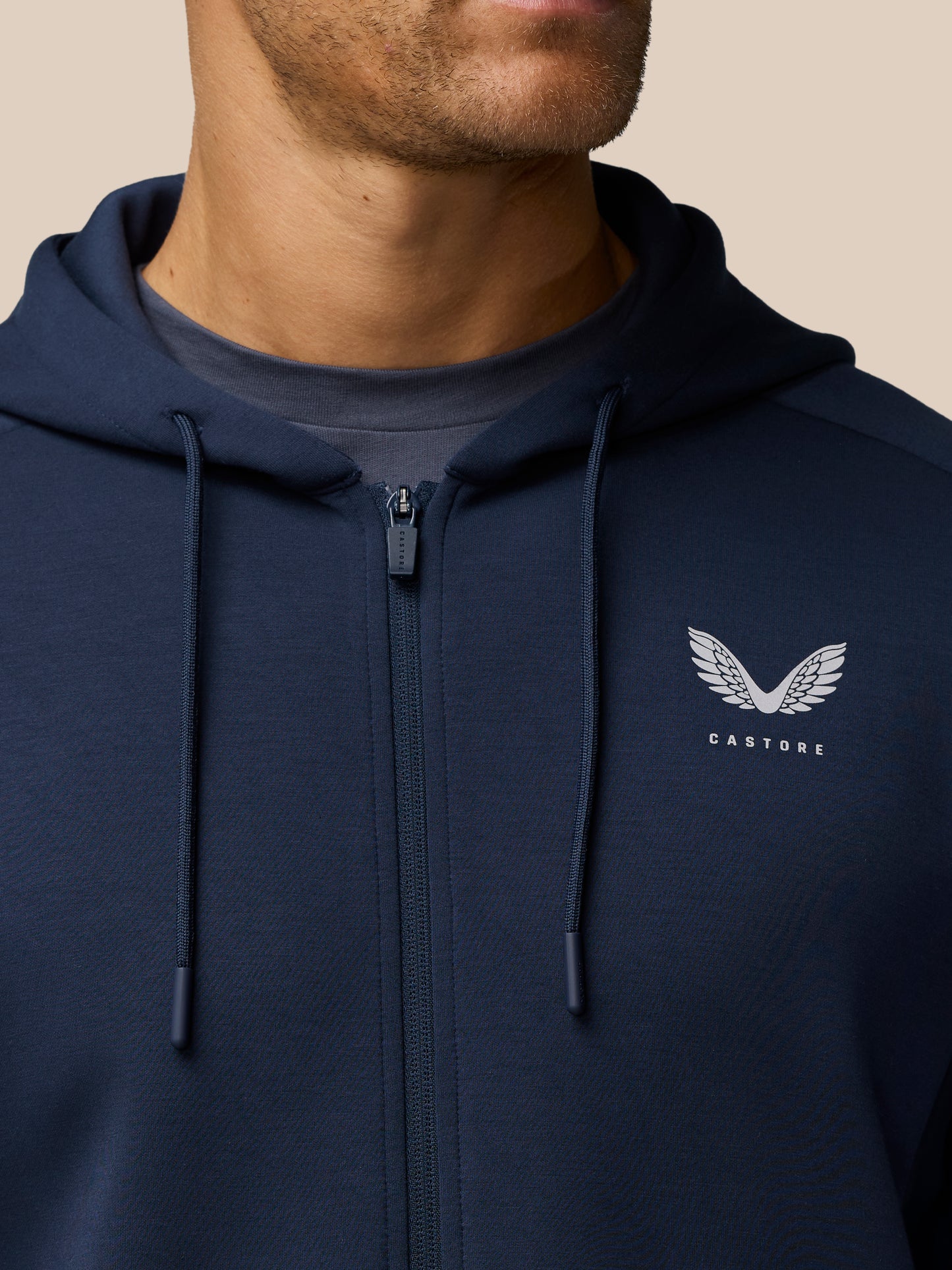 Travel Lifestyle Zip Hoodie - Navy
