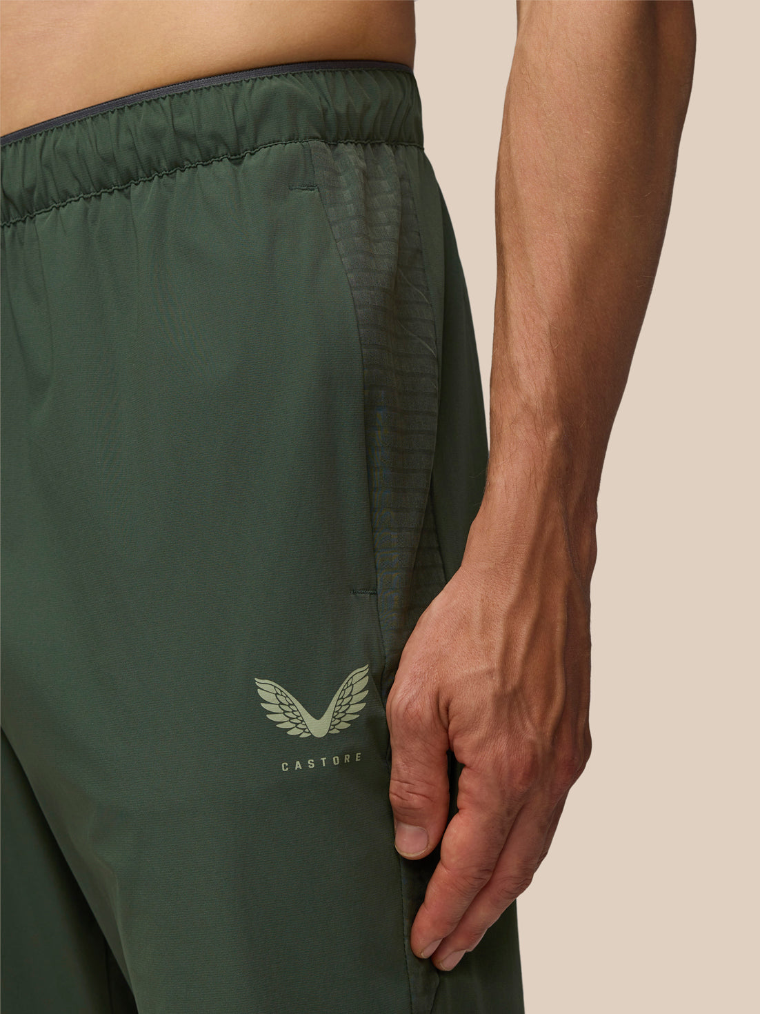 Flex Winterised Woven Joggers - Dark Green
