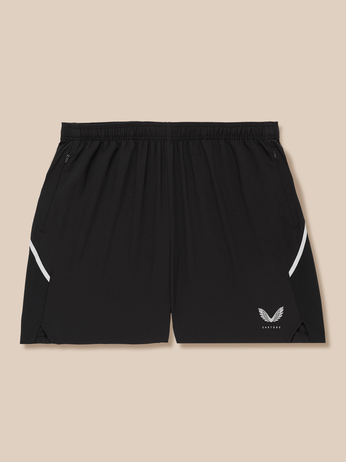 Apex Training 6” Shorts – Schwarz - Black/Silver Reflective