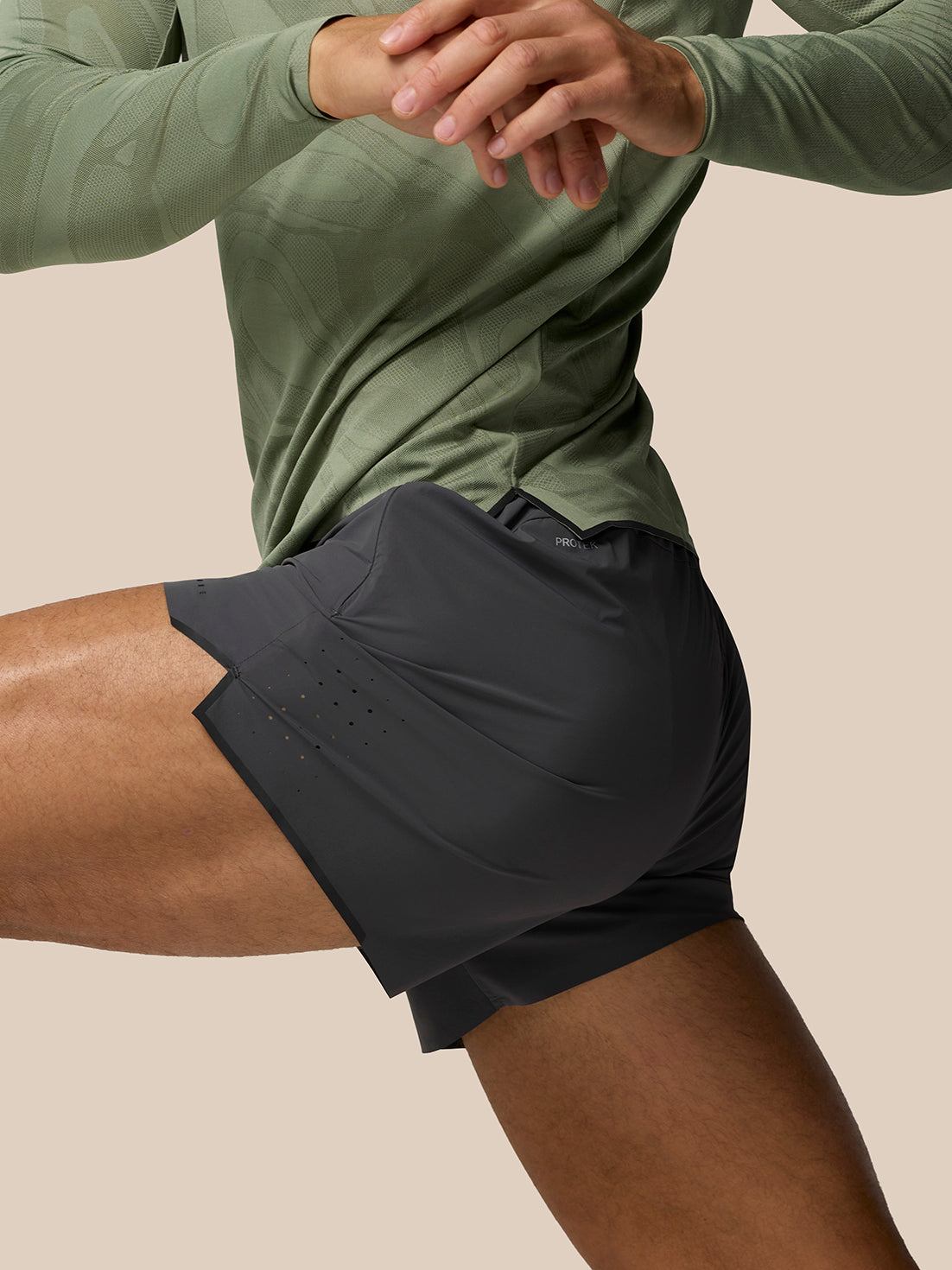 Zone Training LVS 5" Shorts - Gunmetal/ Black Reflective