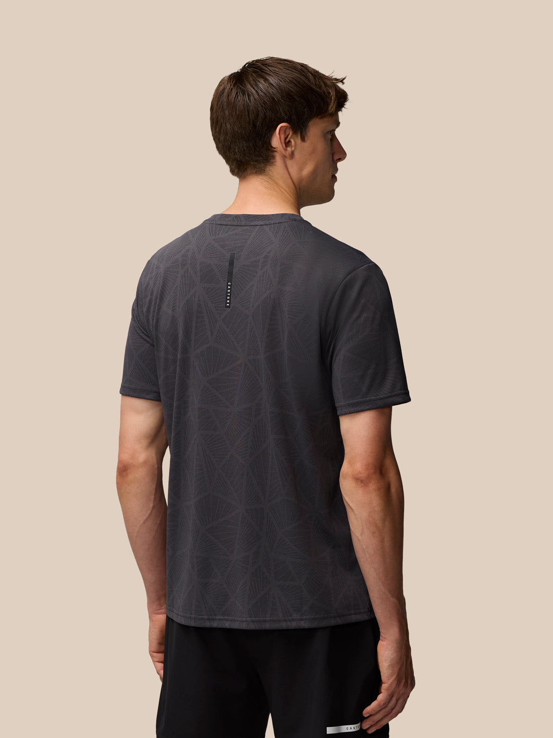 Flow Training Engineered Knit T-Shirt - Black - Black/Black