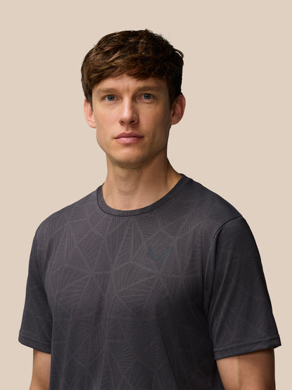 Flow Training Engineered Knit T-Shirt - Black