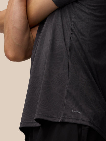 Flow Training Engineered Knit T-Shirt - Black