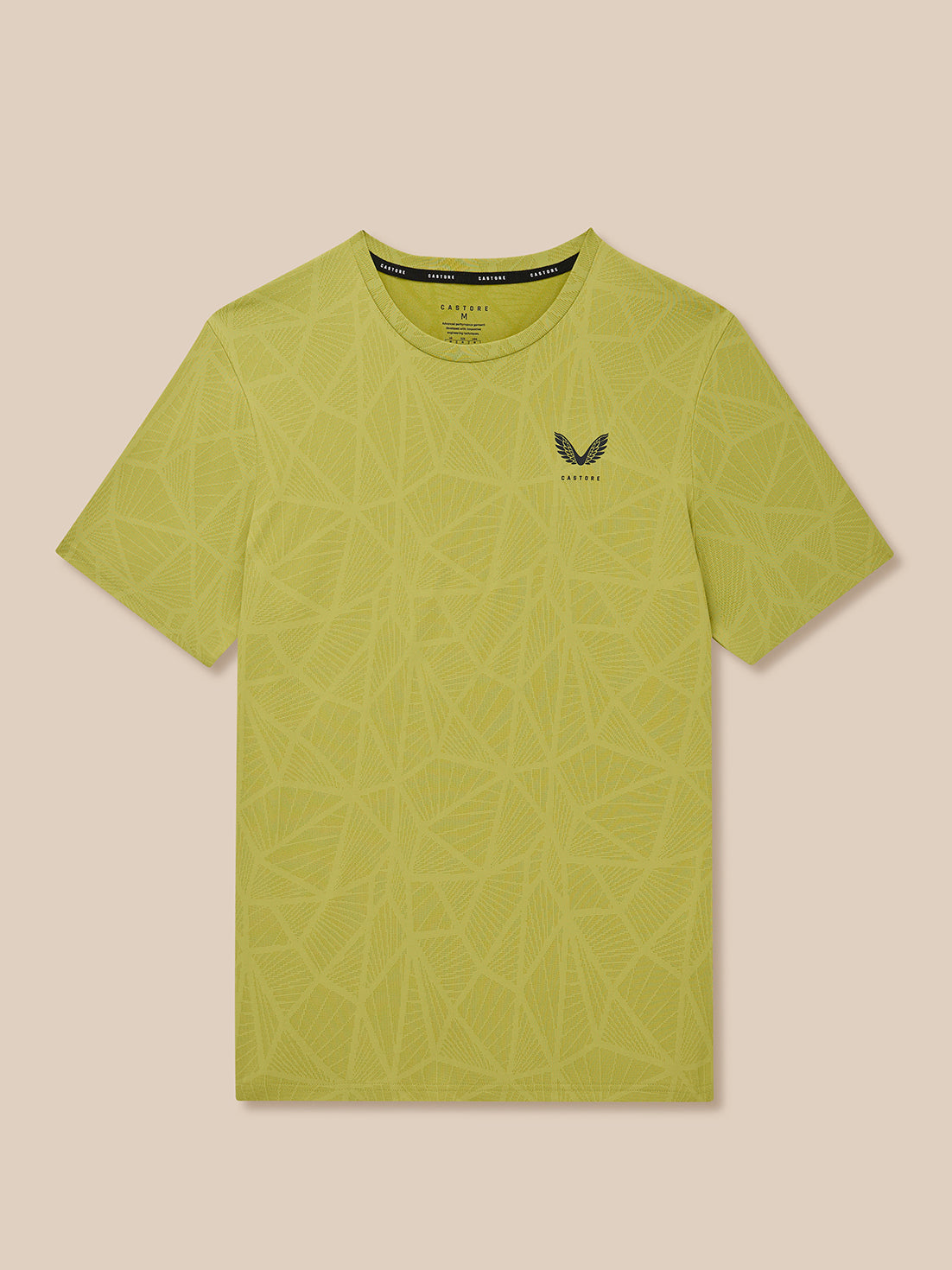 Flow Training Engineered Knit T-Shirt - Mustard/Black