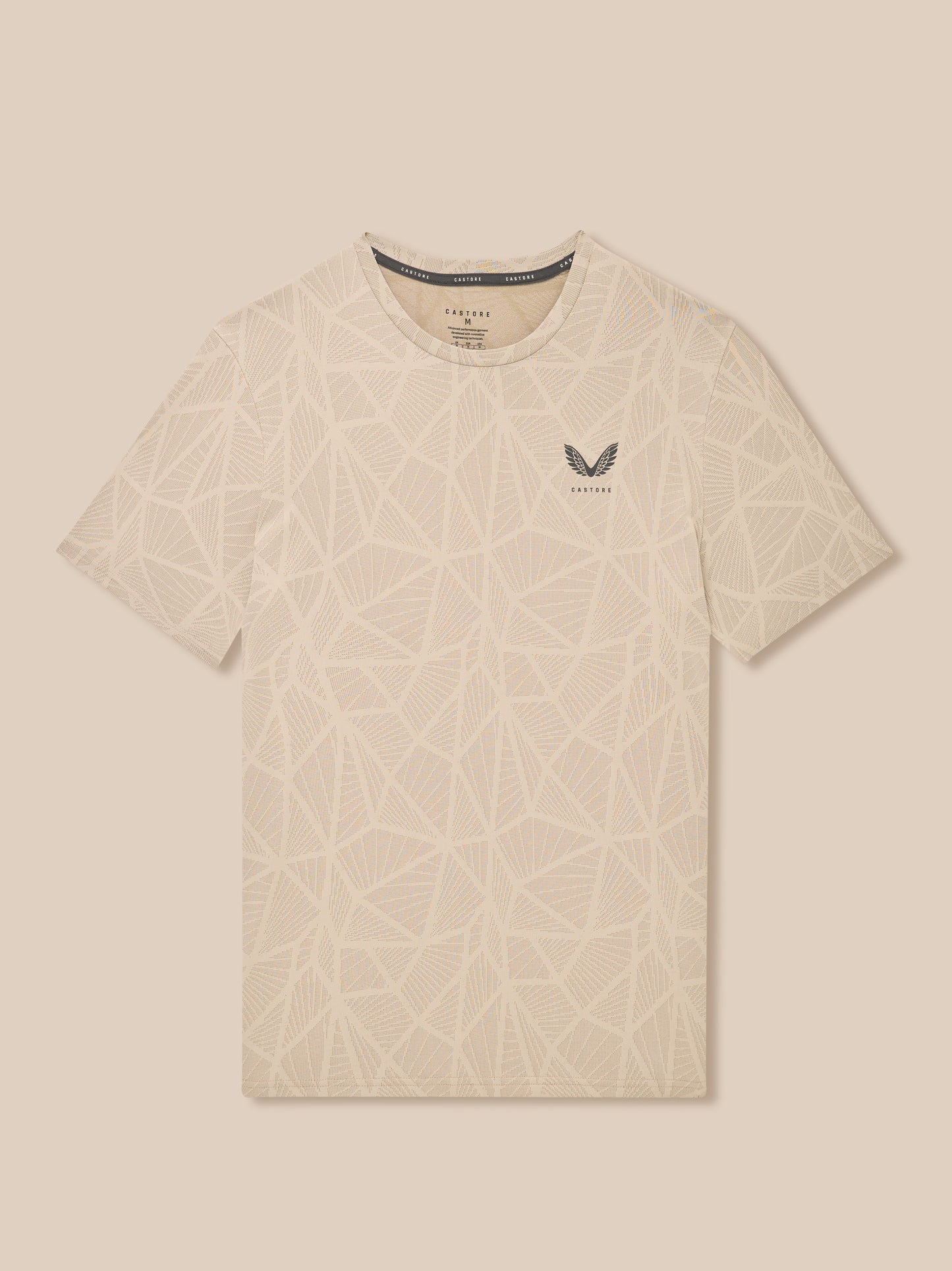 Flow Training Engineered Knit T-Shirt - Mushroom/Black